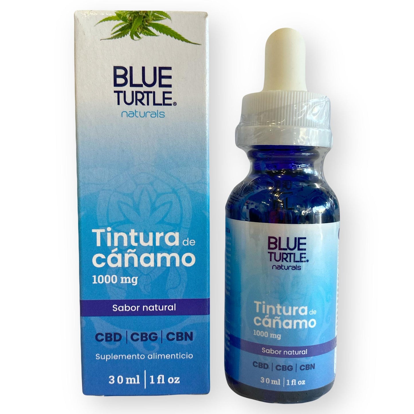 Tintura de Cáñamo 1000mg 30ml | 1 fl oz Blue Turtle® Naturals