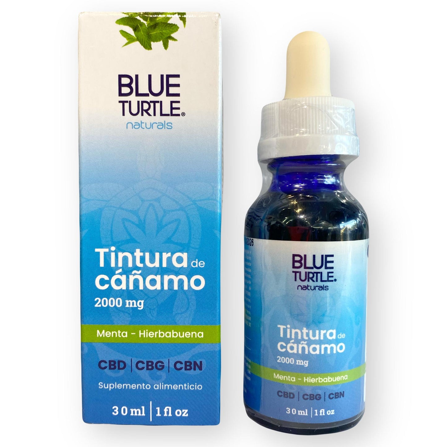 Tintura de Cáñamo 2000mg 30ml | 1 fl oz Blue Turtle® Naturals