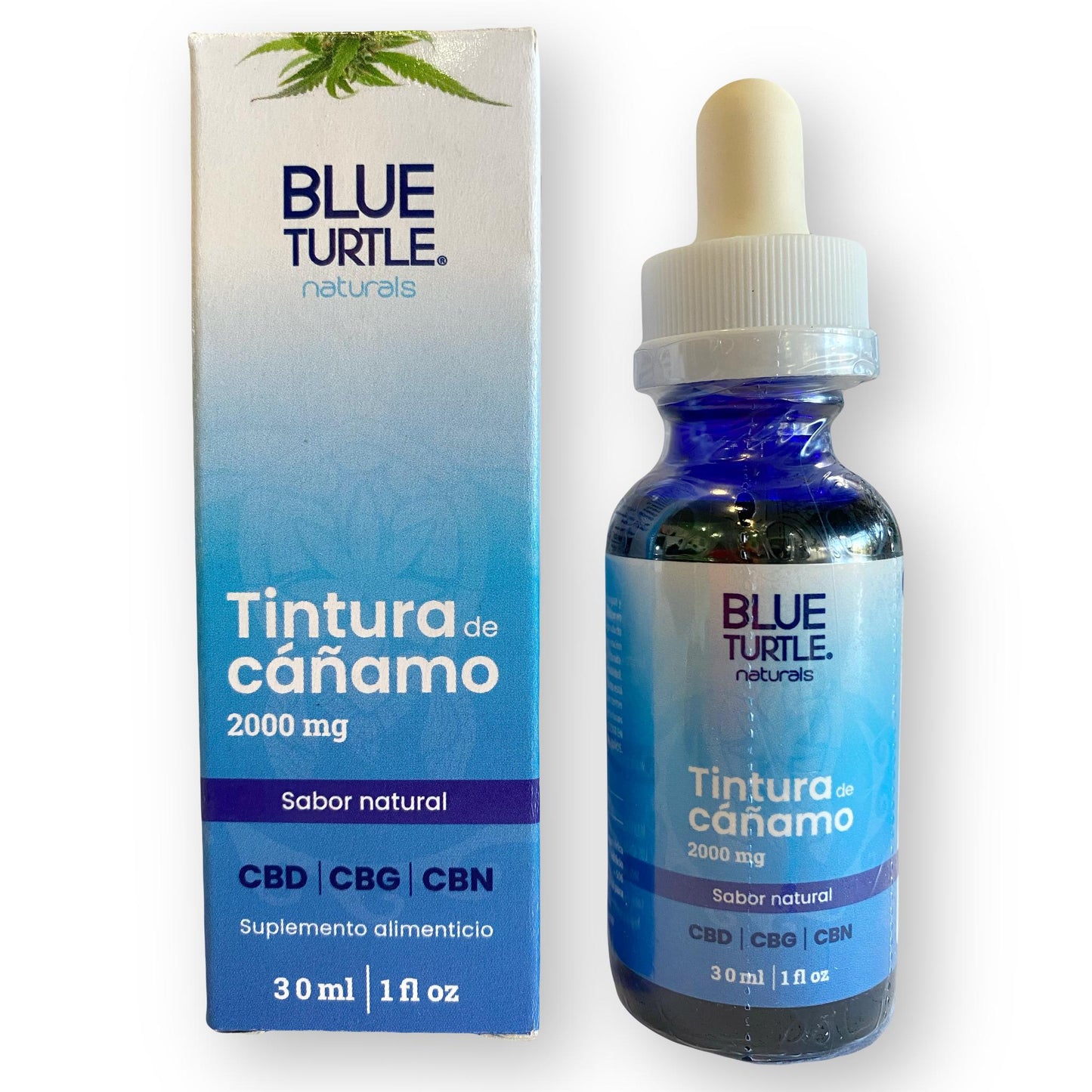 Tintura de Cáñamo 2000mg 30ml | 1 fl oz Blue Turtle® Naturals