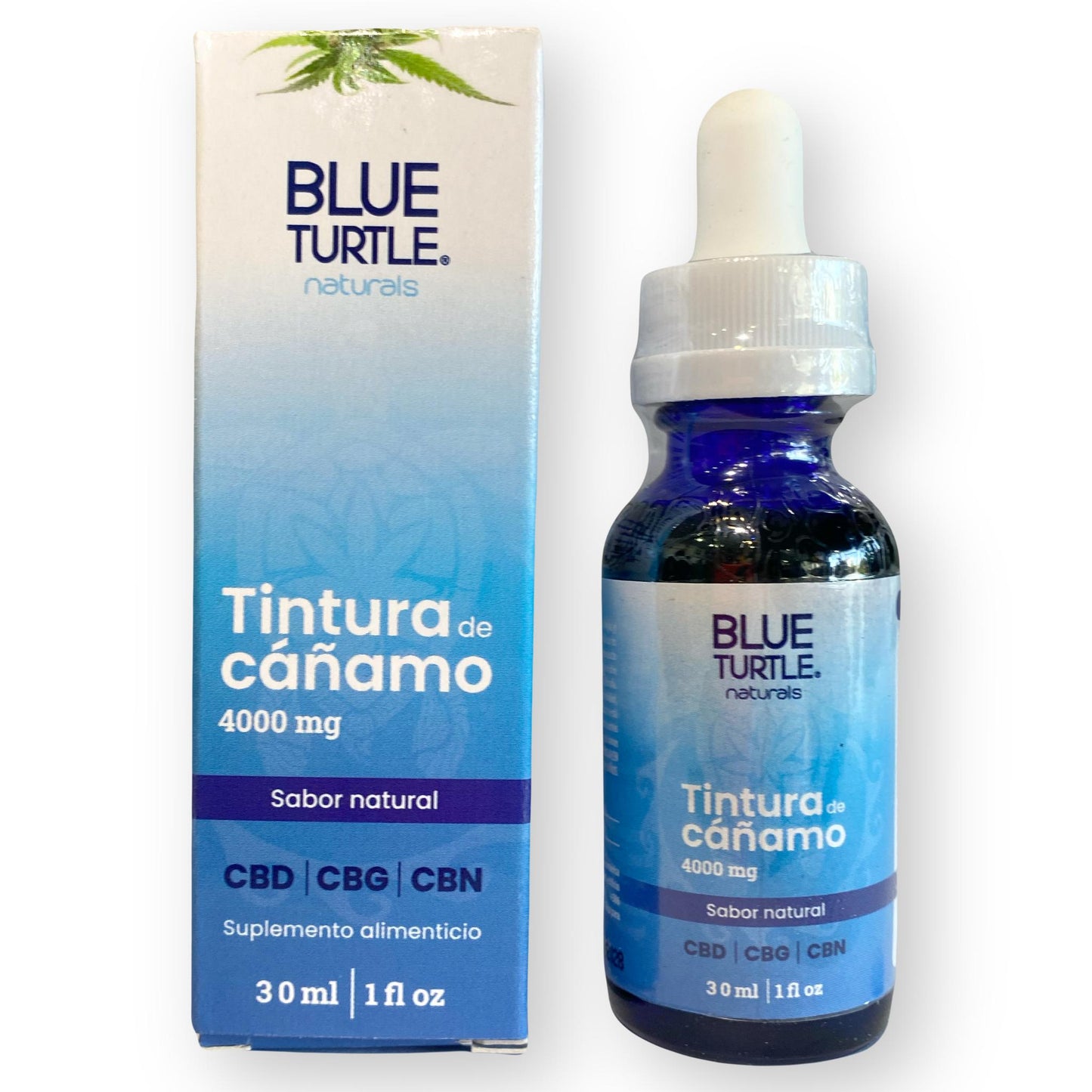 Tintura de Cáñamo 4000mg 30ml | 1 fl oz Blue Turtle® Naturals