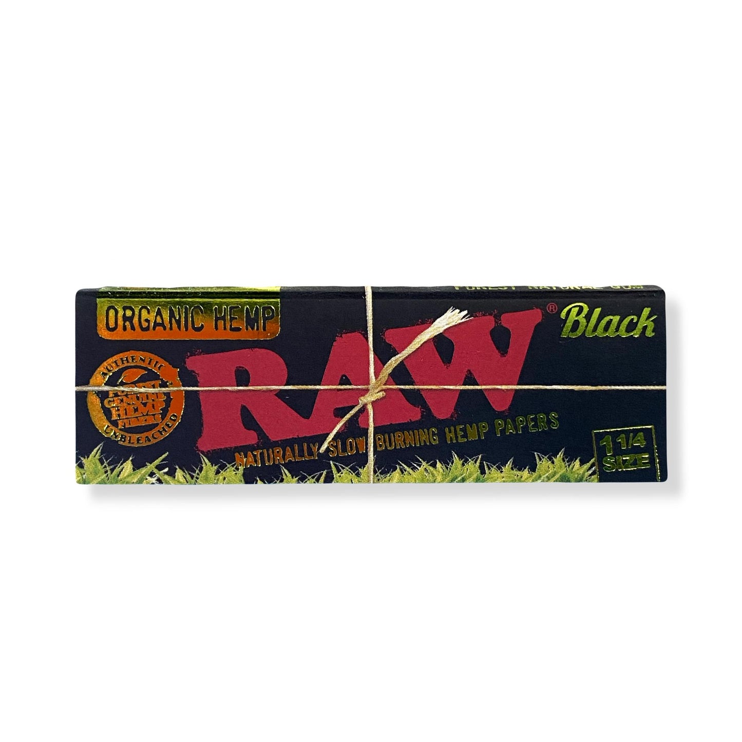 RAW Black Organic Hemp 1 1/4