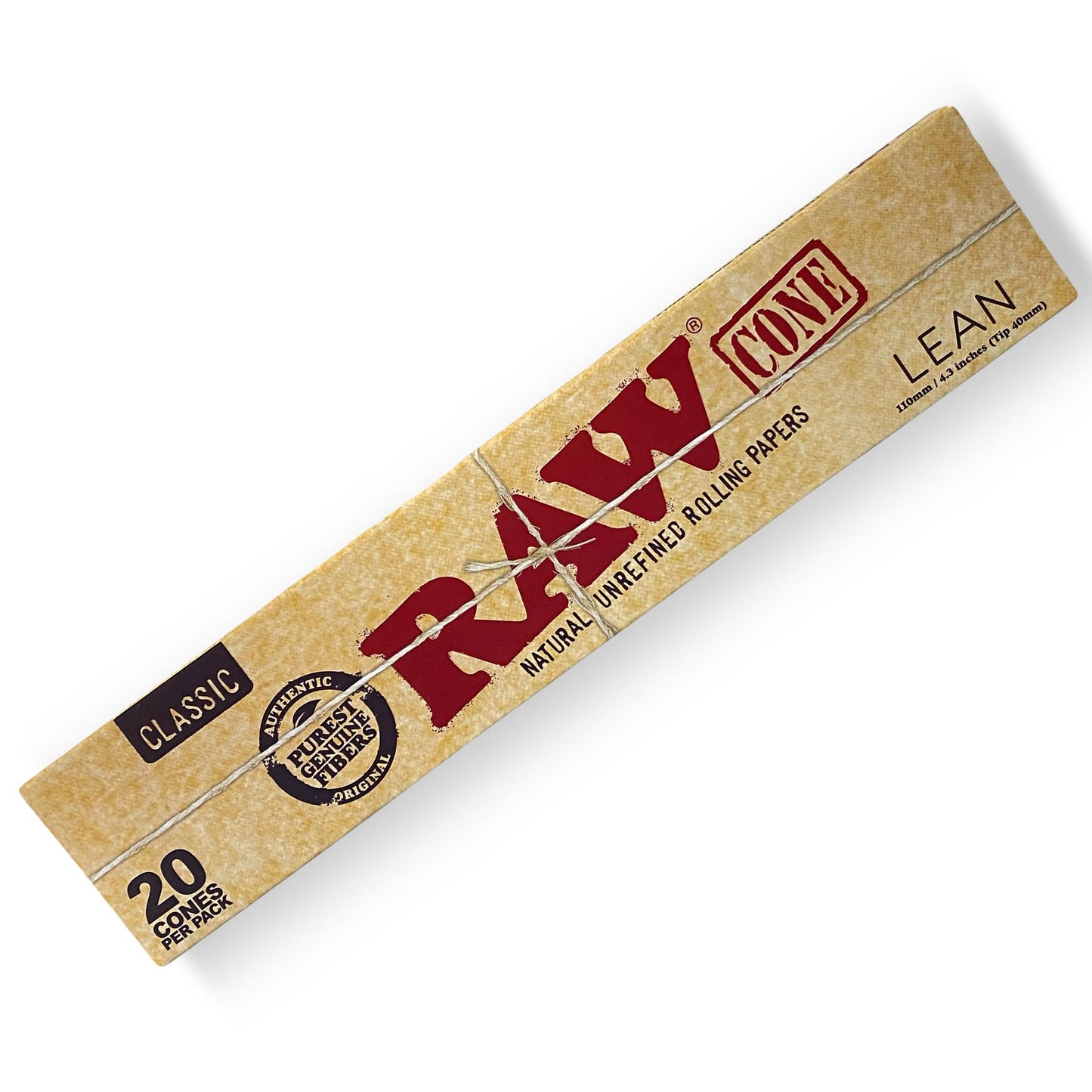 RAW Classic Lean 20 Cones Pack