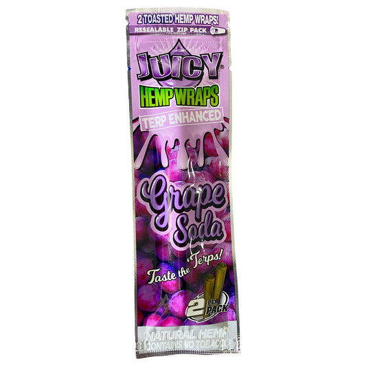 Juicy Hemp Wraps Grape Soda